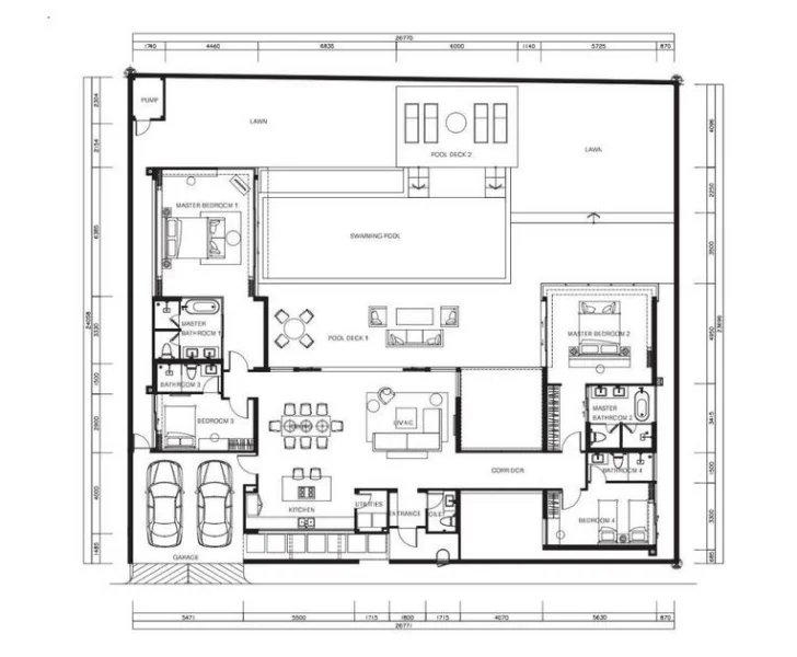 4 Bedroom Villa with Pool in Talang area, Phuket in Mount Mono