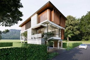 Трехэтажная вилла с 3 спальнями и бассейном в районе Лагуна, Пхукет в Marquis Estates