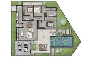 3 Bedroom Villa with private pool in Koh Kaeo area, Phuket at Mouana Residence Ko Kaeo