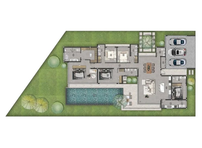 5 Bedroom Villa with private pool in Koh Kaeo area, Phuket at Mouana Residence Ko Kaeo