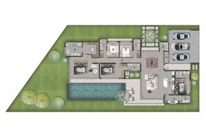 5 Bedroom Villa with private pool in Koh Kaeo area, Phuket at Mouana Residence Ko Kaeo