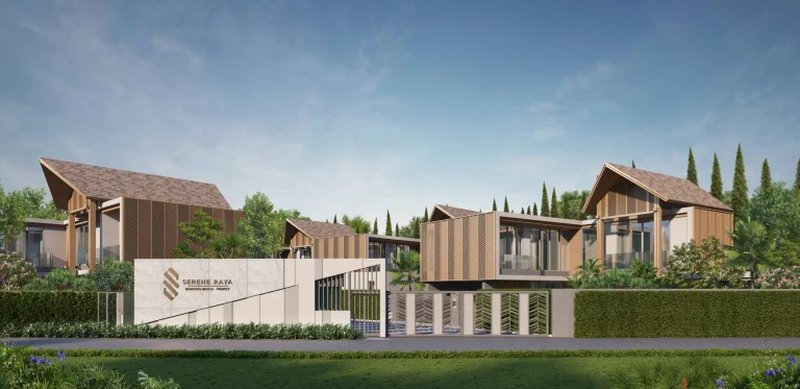 Two-storey villa with pool in Bang Tao, Phuket at Serene Raya Villas