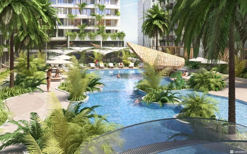 Studio in an eco-friendly apartment hotel near Bang Tao Beach, Phuket in Layan Green Park