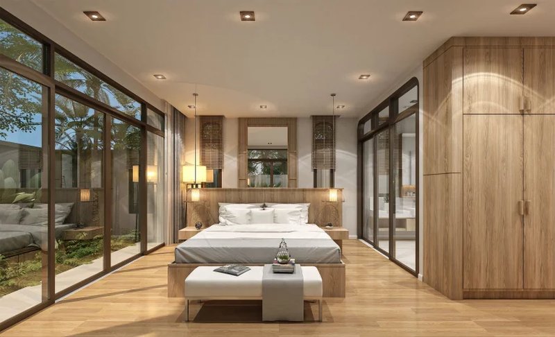 วิลล่า 3 ห้องนอนพร้อมสระว่ายน้ำส่วนตัวในถลางภูเก็ตที่รุ่งติวาไพรเวทพูลวิลล่า