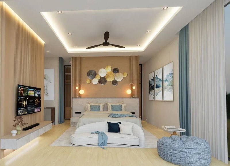 3 Bedroom villa with private pool in Chalong area, Phuket at Unique Eco Viva