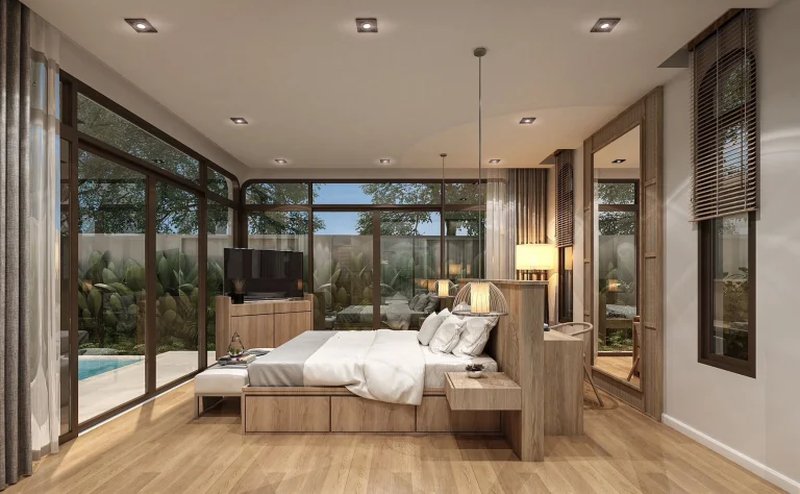 วิลล่า 3 ห้องนอนพร้อมสระว่ายน้ำส่วนตัวในถลางภูเก็ตที่รุ่งติวาไพรเวทพูลวิลล่า