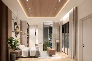 ห้องนอนของวิลล่า ในกะรน
