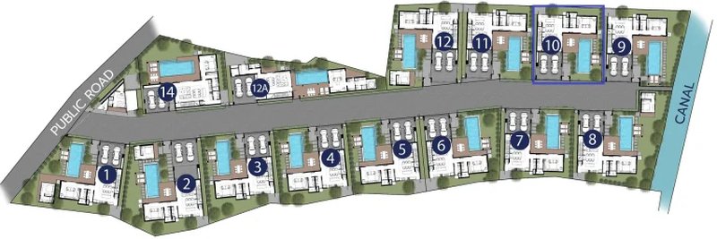 Two-storey villa with pool in Bang Tao, Phuket at Serene Raya Villas