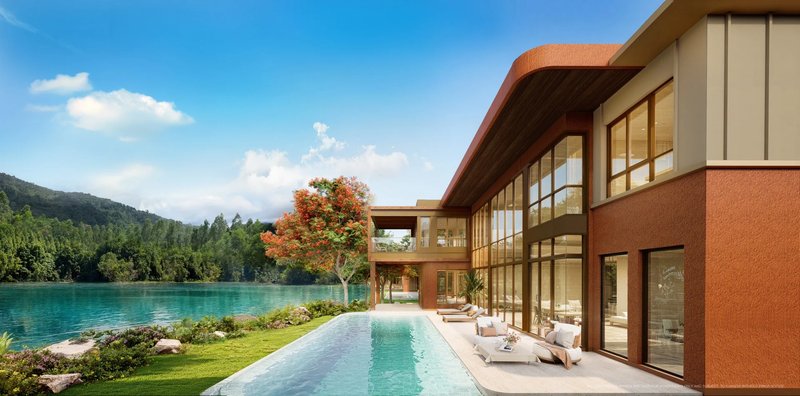 Two-storey villa with private pool next to the Lagoon, Phuket in Sri Panwa Lagoon Complex