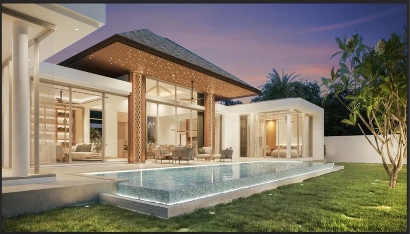 3 Bedroom Villa with Pool in Bang Tao area, Phuket in The Ozone Campus Villa complex