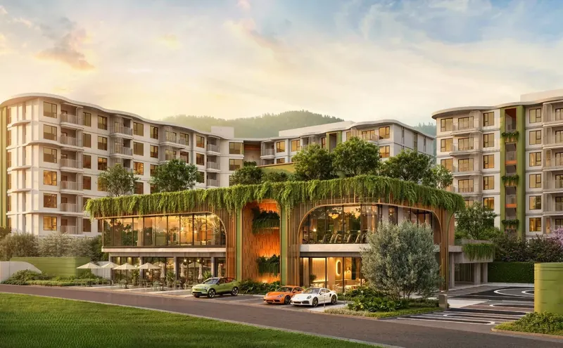 Exterior of condo in Sakhu