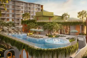 Exterior of condo in Sakhu