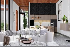 Two-storey 4 bedroom villa with private pool next to Lake on Chong Thal, Phuket in Redwood Luxury