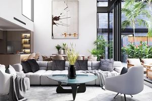 Two-storey 4 bedroom villa with private pool next to Lake on Chong Thal, Phuket in Redwood Luxury