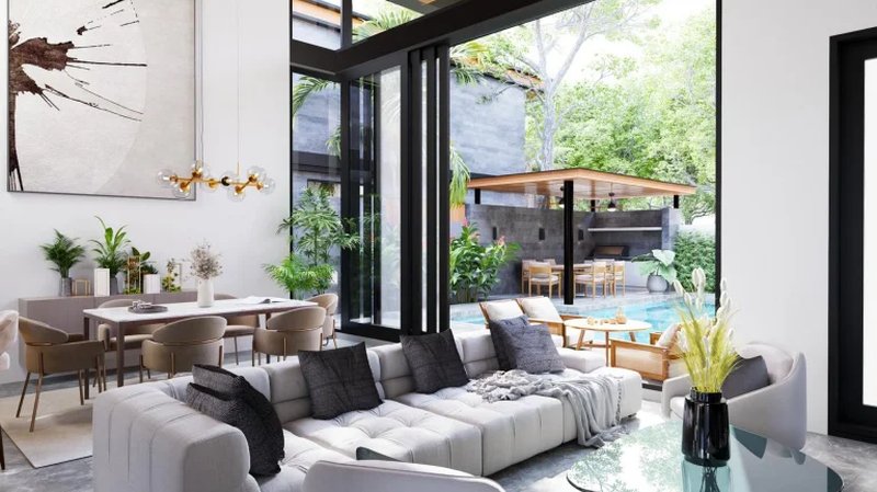 Two-storey 4 bedroom villa with private pool next to Lake on Chong Thal, Phuket in Redwood Luxury