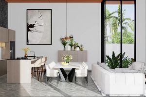 Two-storey 4 bedroom villa with private pool next to Lake on Chong Thal, Phuket in Redwood Luxury