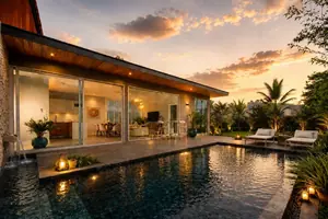 Garden of villa in Mai Khao