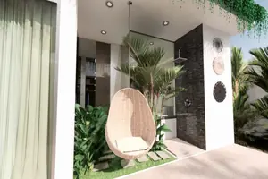 สวนของวิลล่า ในกะรน