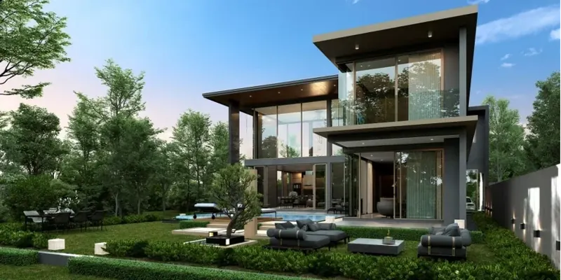 villa in Choeng Thale