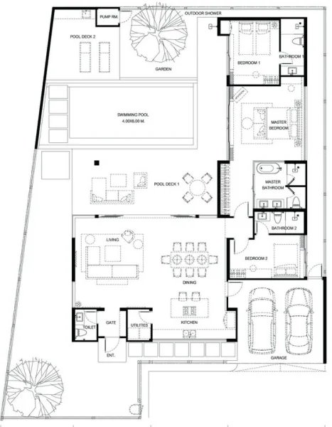 3 Bedroom Villa with pool in Talang, Phuket in Mono Champaca