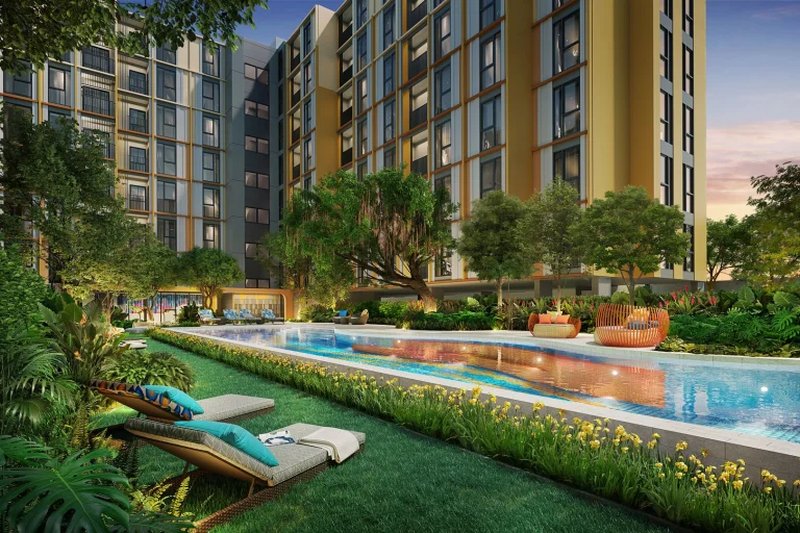 1 Bedroom Apartment in Wichit Area, Phuket at The Base Rise