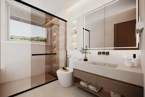 Bathroom of villa in Chalong