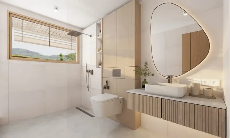 Bathroom of villa in Chalong