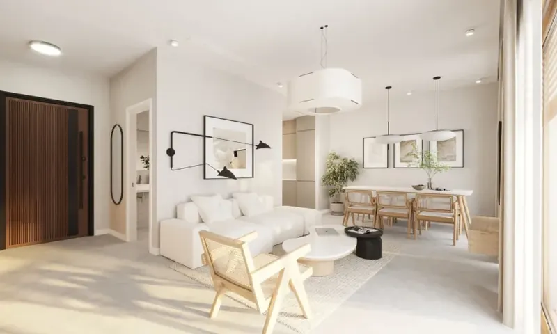 Living room of villa in Chalong