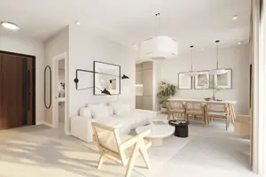 Living room of villa in Chalong