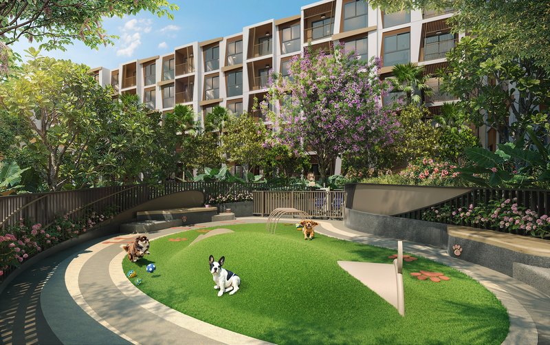 อพาร์ทเมนท์ 1 ห้องนอนใกล้หาดบางเทาและหาดสุรินทร์,ภูเก็ตแอทเรียบายแสนสิริ