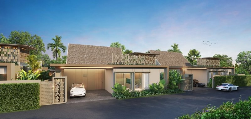 Tropical 3 bedroom Villa with pool in Talang area, Phuket at Erawana Creek Complex