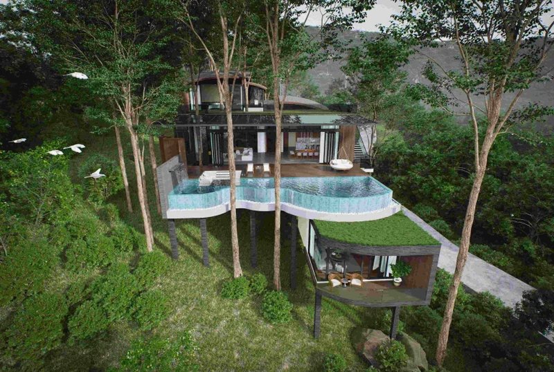 Premium Villa with Bay view and Infinity pool in Ratsada Area, Phuket at Sinae Residence