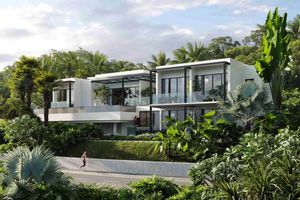 Finished 2-storey villa with panoramic mountain views in Talang, Phuket in Manick Hillside