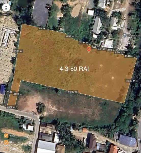 Land plot of 4.75 rai in Bang Tao area, Phuket