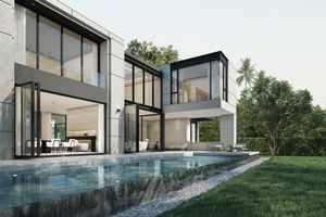 Modern two-storey smart villa with large pool in Chalong area, Phuket at Lavish Estates