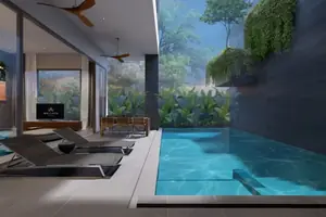 สระว่ายน้ำของคอนโดมิเนียม ในกมลา