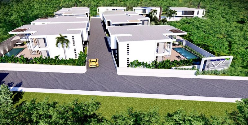 3 Bedroom villa with private pool in Chalong area, Phuket at Unique Eco Viva