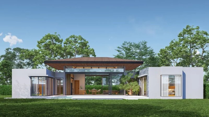 3 Bedroom Villa with pool in Talang area, Phuket at Botanica Pru Jampa