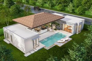 3 Bedroom Villa with pool in Talang area, Phuket at Botanica Pru Jampa