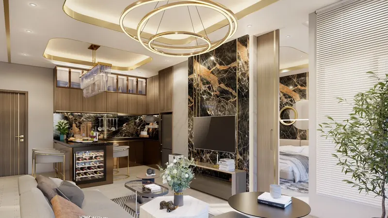 Bedroom of condo in Wichit