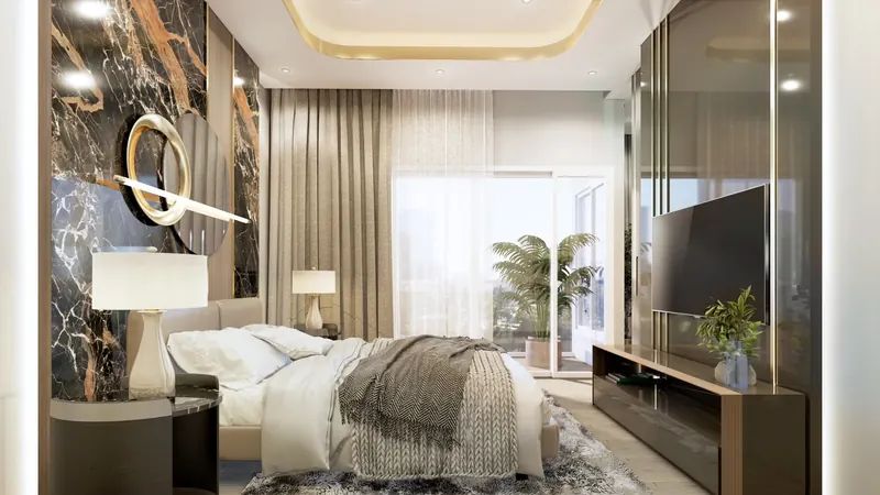 Bedroom of condo in Wichit
