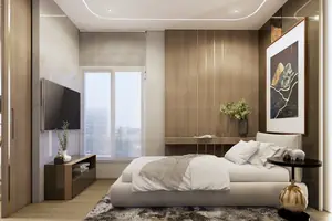 Bedroom of condo in Wichit