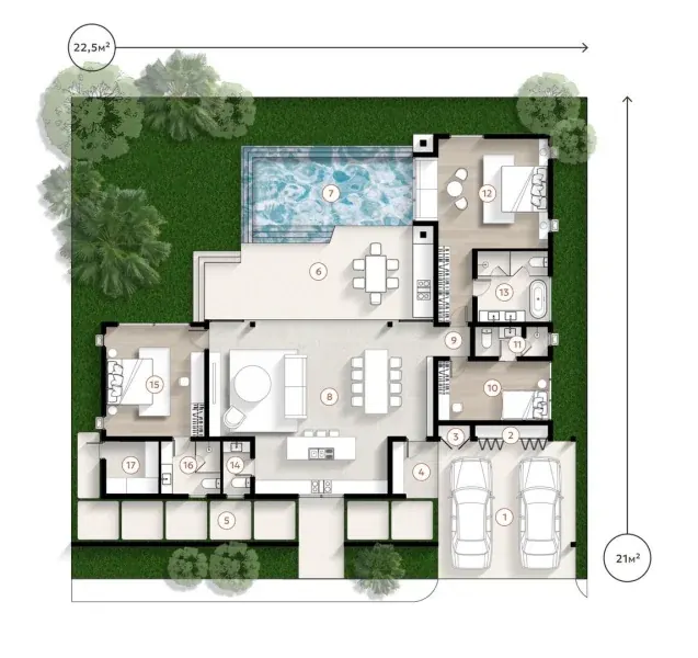 villa in Si Sunthon