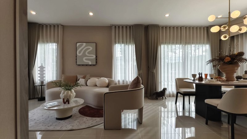 Townhouse with 4 bedrooms in Тхеп Красаттри 9