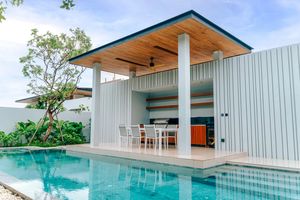 Finished 4 bedroom villa with swimming pool at Botanica Foresta in Layan area, Phuket