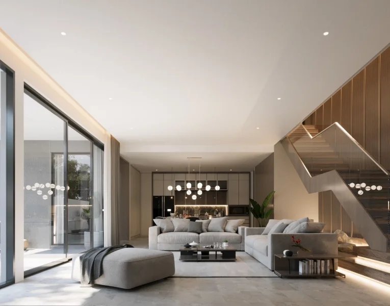 Two-storey villa with 4 bedrooms and private pool in the area of Kathu, Phuket in the complex D' Chateau