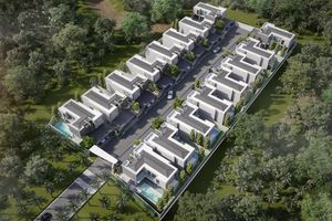 Two-storey villa with 4 bedrooms and private pool in the area of Kathu, Phuket in the complex D' Chateau