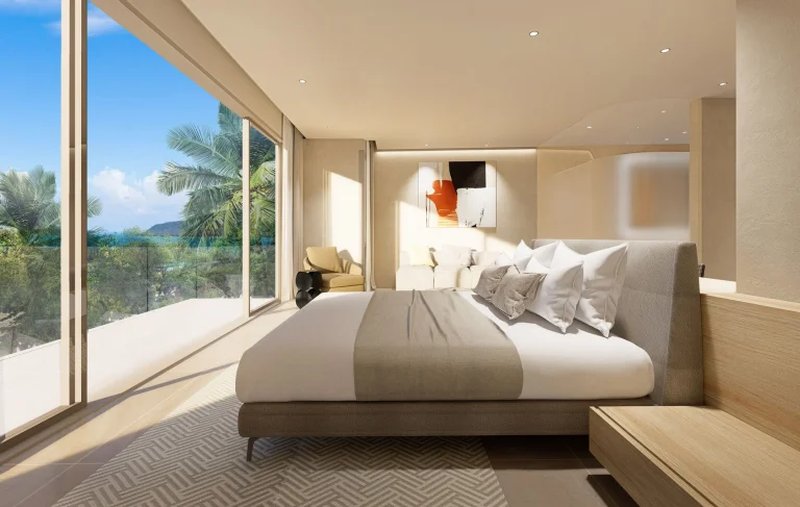 Four-level villa with sea view in Rawai area, Phuket at Saiyuan 9 Seaview Villa