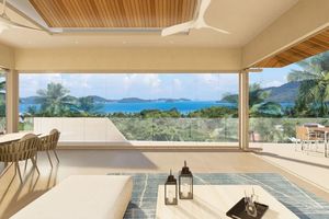 Four-level villa with sea view in Rawai area, Phuket at Saiyuan 9 Seaview Villa