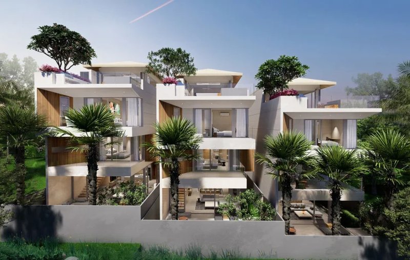 Four-level villa with sea view in Rawai area, Phuket at Saiyuan 9 Seaview Villa